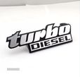 Lettering Turbo Diesel Volkswagen Golf 2 - grelha frontal - 4