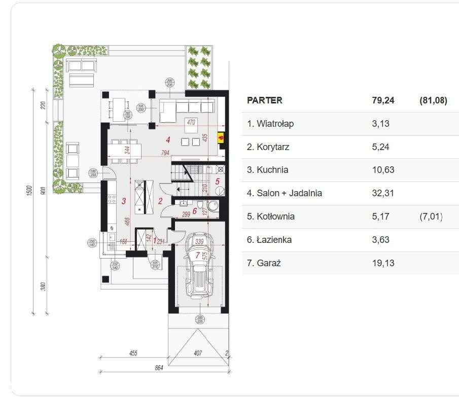 Willa Julia 9 - Łazy ul. Polna-7