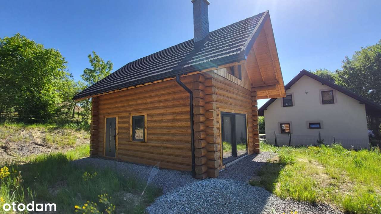 Dom z bali drewnianych z widokiem na Złoty Groń – Istebna-3