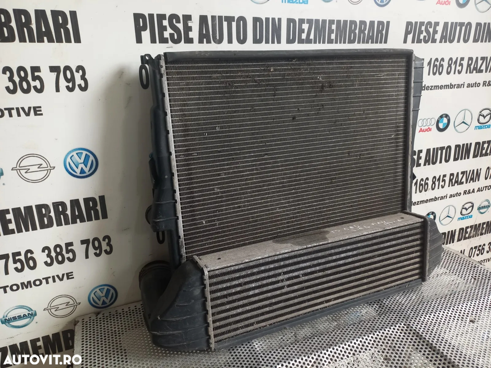 Grup Radiatoare Radiator Apa Clima Intercooler Bmw X3 E83 2.0 Diesel N47 Manual Cod Radiator Bmw X3E83 - Dezmembrari Arad - 6