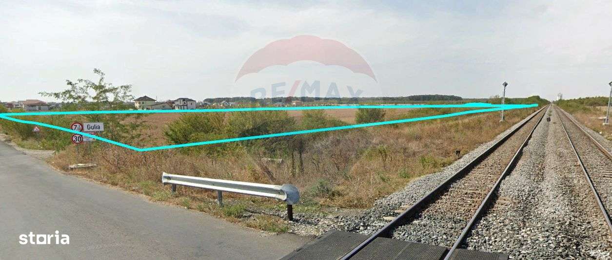 Teren intravilan 19,3 ha/locatie strategica, acces linie CFR/Gulia - Imagine principală: 4/7