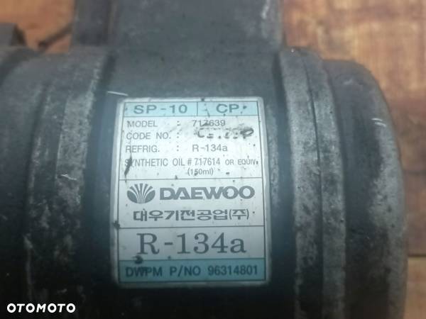 DAEWOO MATIZ 98-07 SPRĘŻARKA KLIMATYZACJI R-134a 717639 - 5