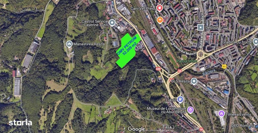 Teren + constructie de vanzare in Resita_OMV Petrom - Imagine principală: 1/1