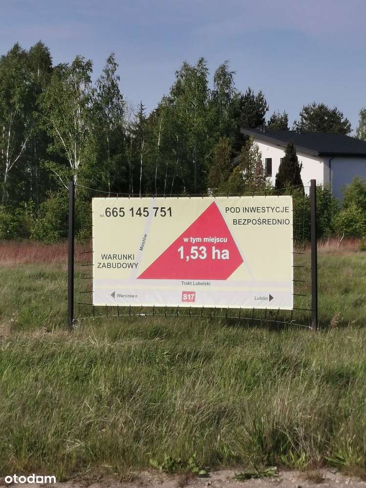 Działka 1,53 ha Wola Ducka - Pełny obrazek: 5/5