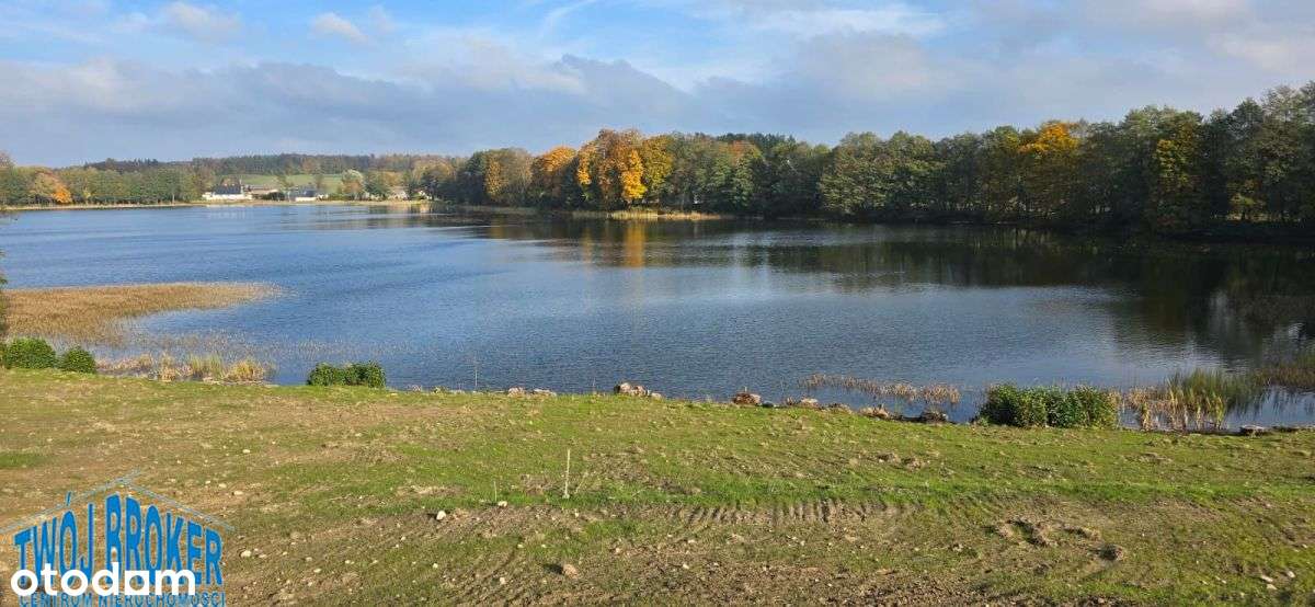 działka rezydencyjna z linią brzegową na-1
