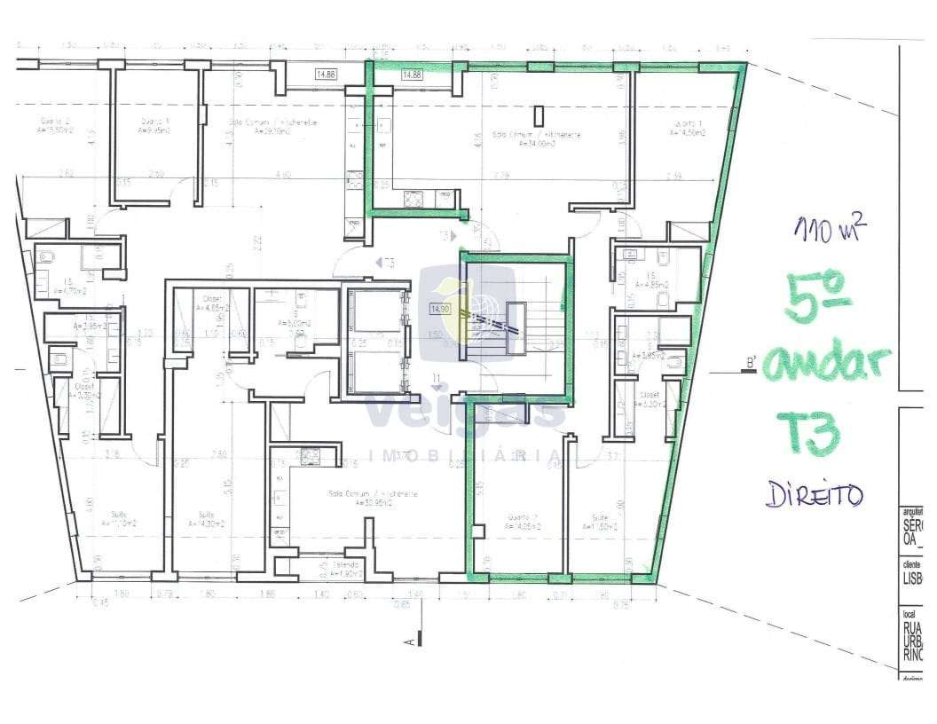 T3 - Novo Empreendimento em Fitares - Lote 133-5