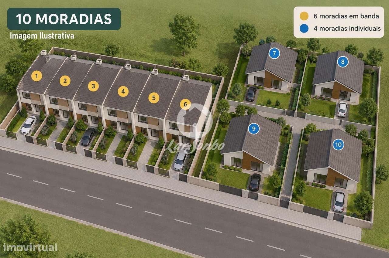 Terreno de 2.160 m² para Construção de 10 Moradias - Guilhabreu, Vi...-3