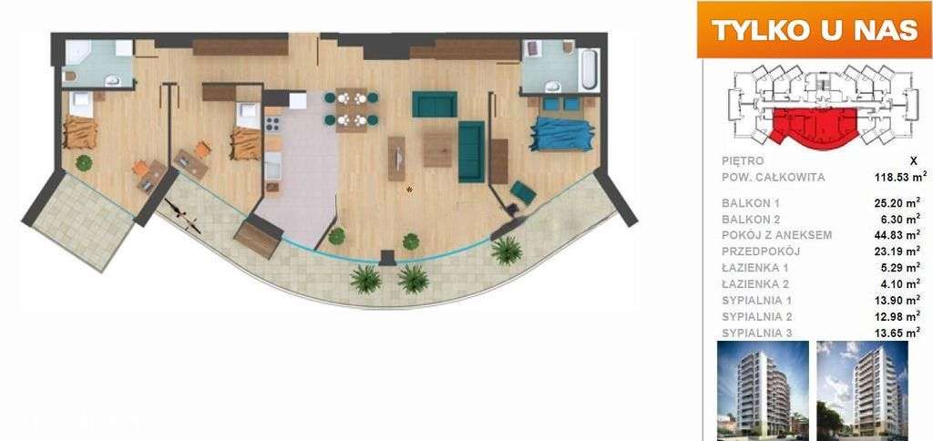 4-pokojowy apartament 120m2 z panoramicznym widoki-14