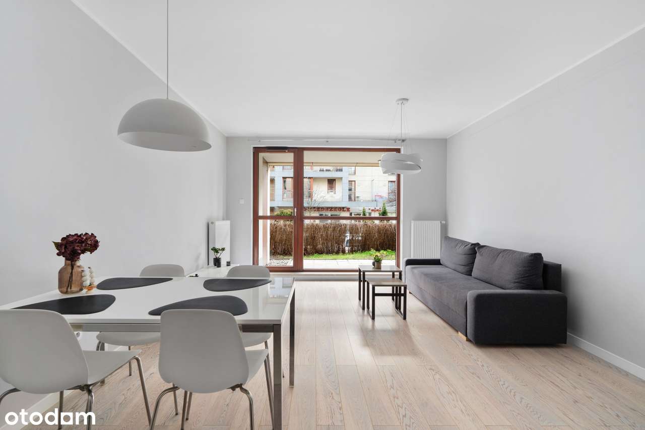 Nowoczesne mieszkanie z ogródkiem, 2 pokoje - 54m²-0