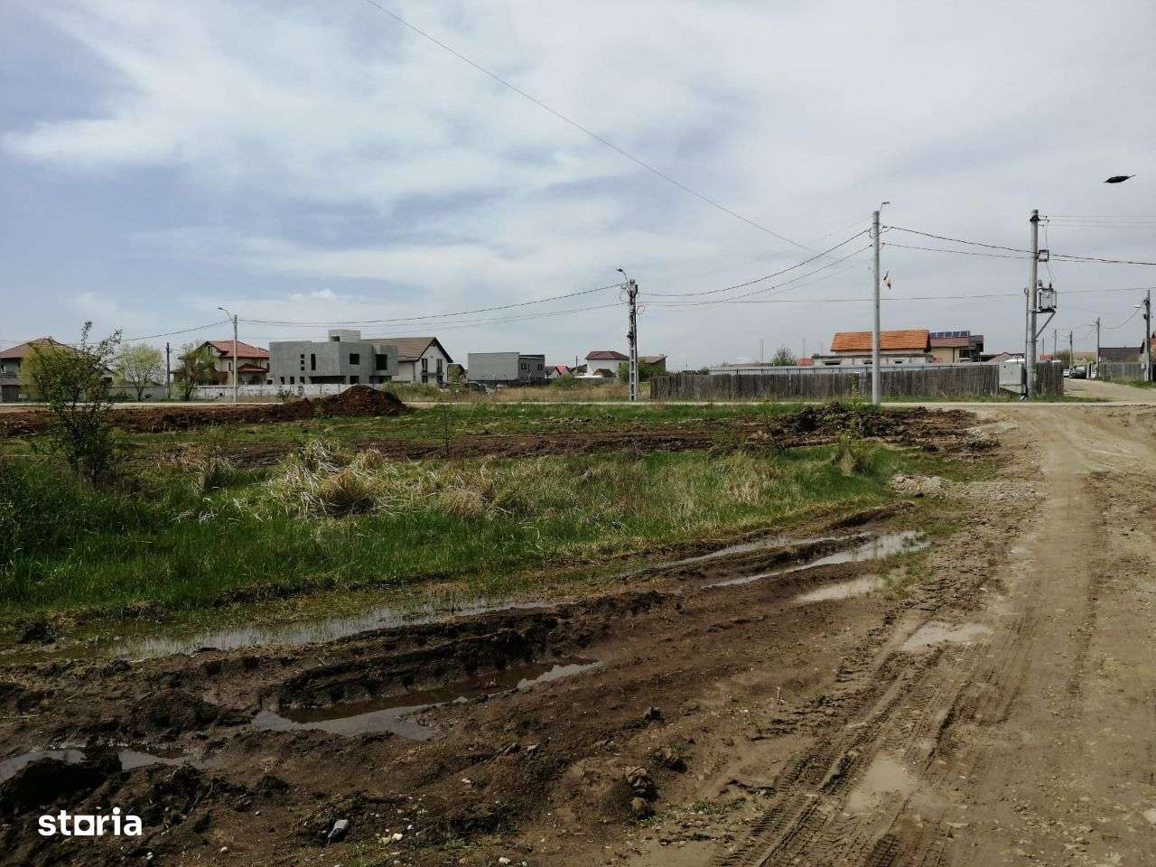 Teren intravilan aeroport str AVIATORILOR 1300 mp asfalt si utilitati-4