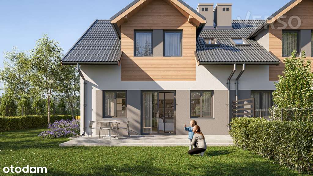 Gmina Zawonia, 5 pokoi z garażem, połowa bliźniak-7