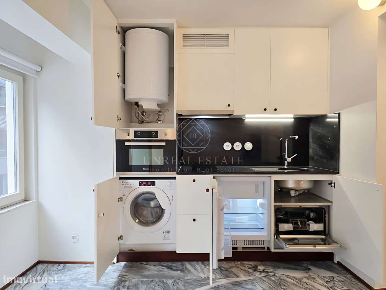 Apartamento T0+1 , novo, inserido em um edifício totalmente remodelado-0
