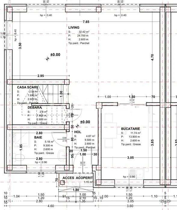 Casa de tip duplex 4 camere 120 mpu zona Selimbar Sibiu - Imagine principală: 4/9
