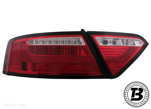 Stopuri LED compatibile cu Audi A5 8T Red Design - 15