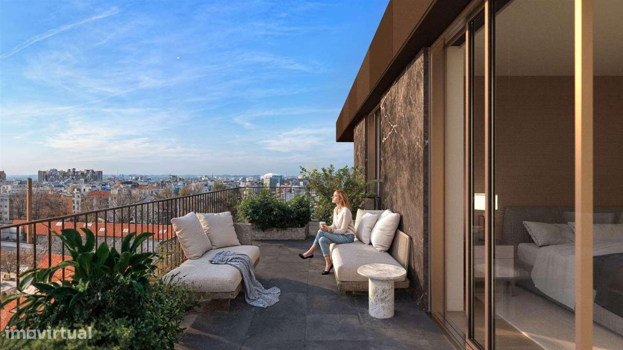 T3 com 129.51 m2 e varanda, em condomínio de luxo, Matosinhos Sul - Grande imagem: 3/26