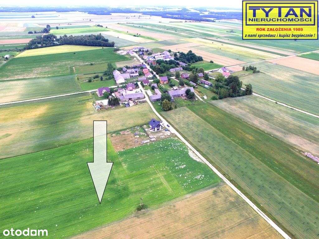 Działka, 897 m², Wyrzyki