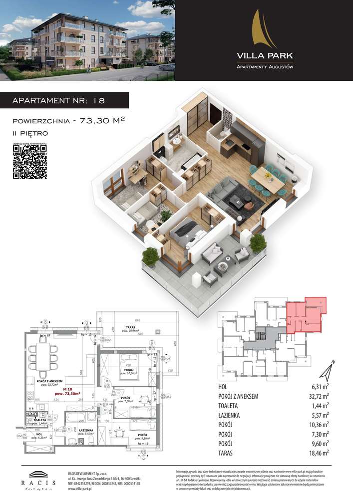 Villa Park | apartament 4-pok. | C18 - Pełny obrazek: 2/7