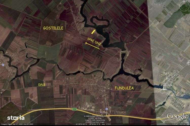 Fundulea, lac Mostistea, 984mp,deschidere 33ml,25€euro/mp, 24.600Euro-4