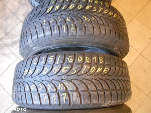 Opony 235/60r18 bridgestone blizzak lm-80 evo 6,5mm zima komplet - 3