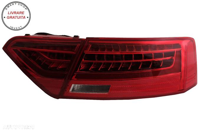 Stopuri LED Audi A5 8T Coupe Cabrio Sportback (2007-2011) Semnal Secvential Dinami- livrare gratuita - 14