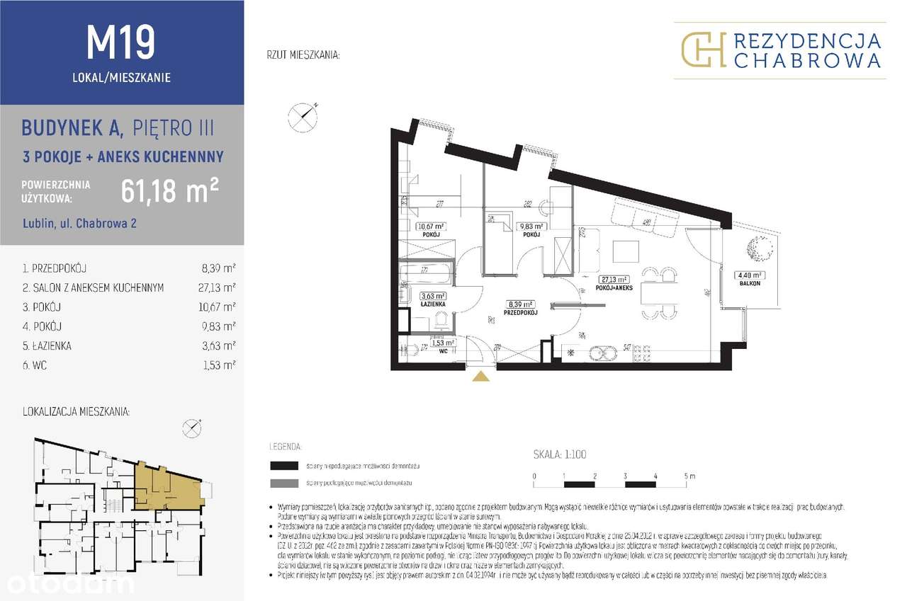 Nowe mieszkanie w inw. Rezydencja Chabrowa | A.M19 - Pełny obrazek: 2/7