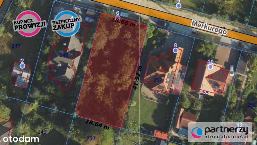 Działka usługowo - mieszkaniowa 800m2