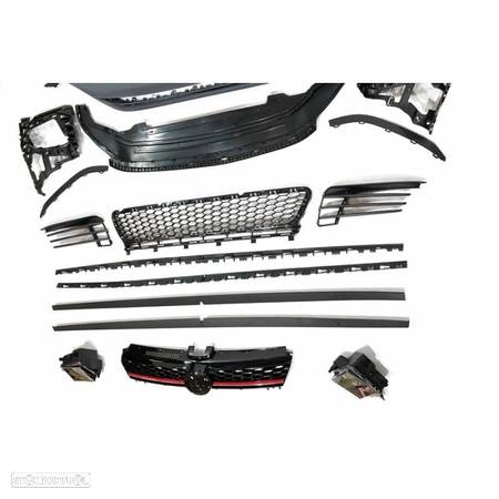 Kit Pára-choques VW GOLF VII GTi (Look GTI 3P/5P) 2012-2016 - 4