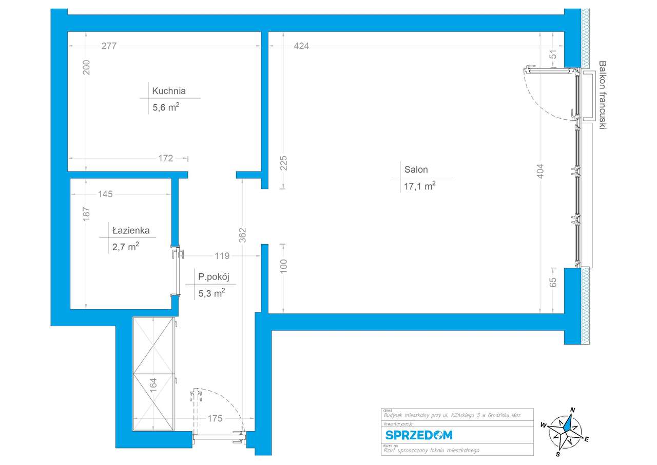 Mieszkanie 30m² ✮ Piwnica✮Centrum✮Możliwe 2 pokoje - Pełny obrazek: 2/9