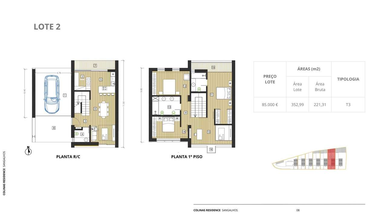Terreno urbano para venda em Sangalhos, Anadia - Grande imagem: 5/11