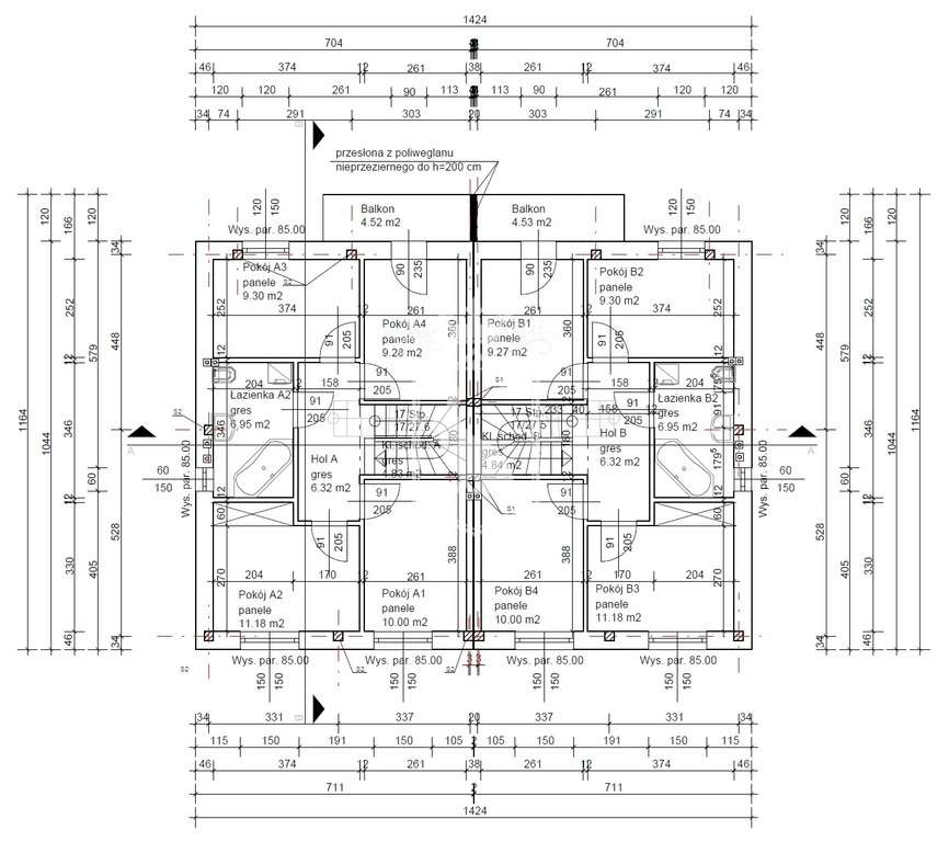 Dom w zabudowie bliźniaczej w stanie deweloperskim-18