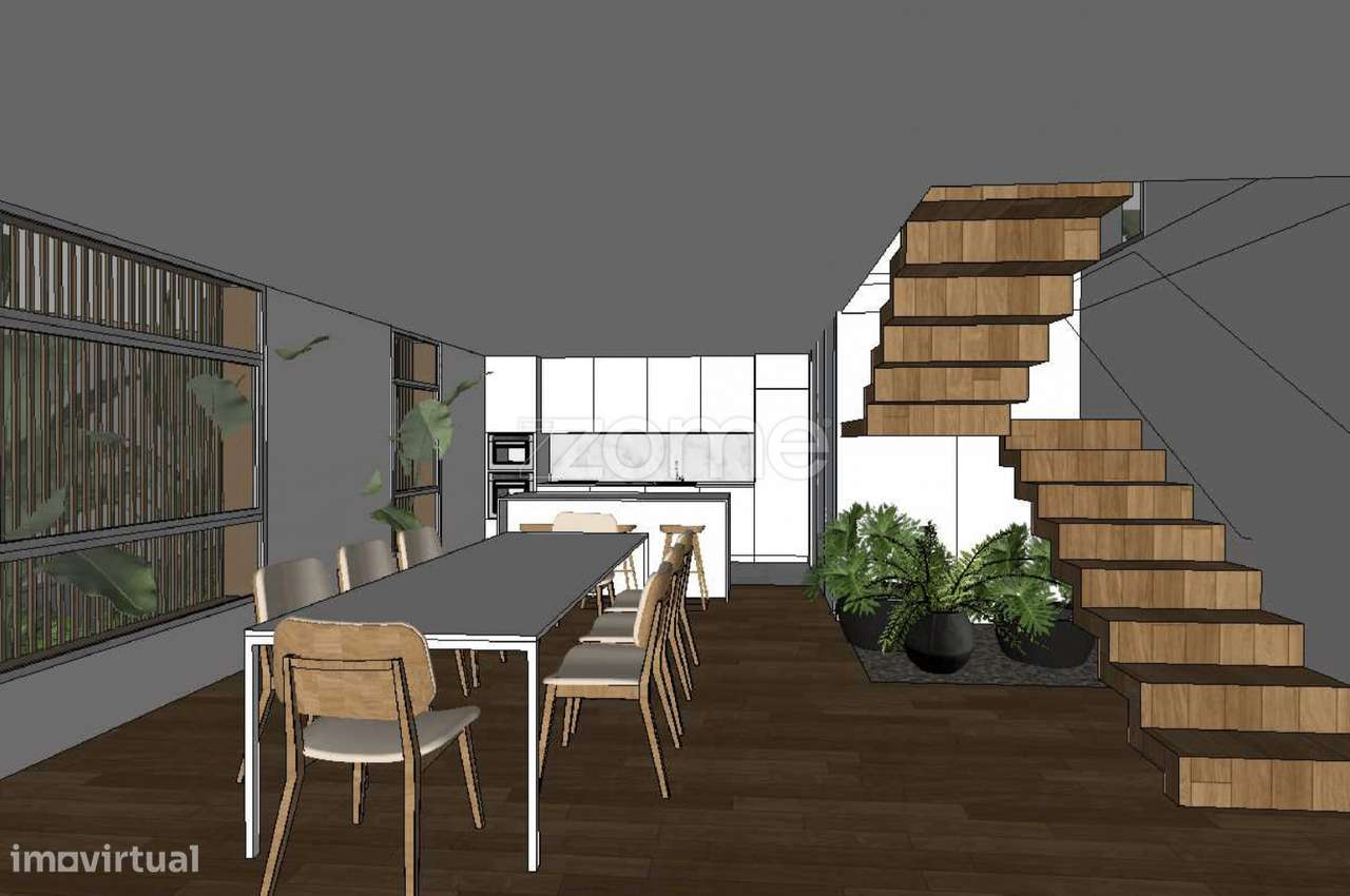 Moradia T3 com projeto aprovado, a1500m do Rio Douro - Valbom Gondomar-13