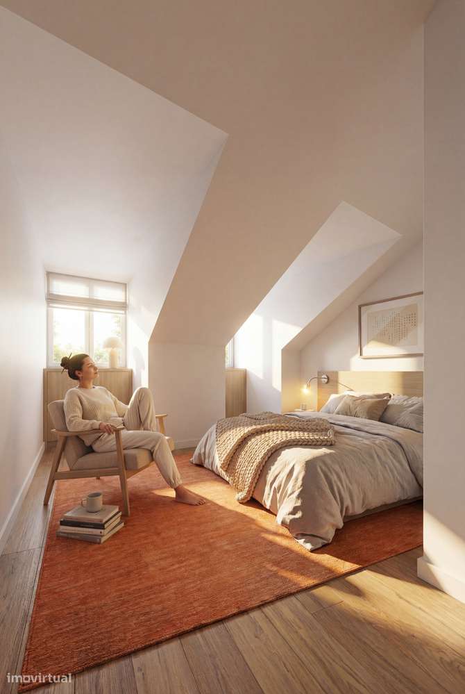 Vista rio e dois pisos para viver Lisboa | T2 Duplex em Sta. Apolónia-1