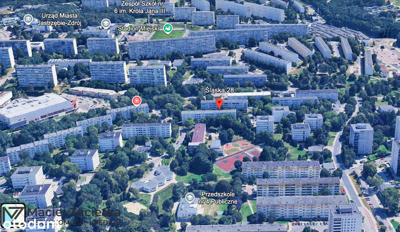 2 pokoje | 36 m² | 3 piętro | ul. Śląska | niski blok-12