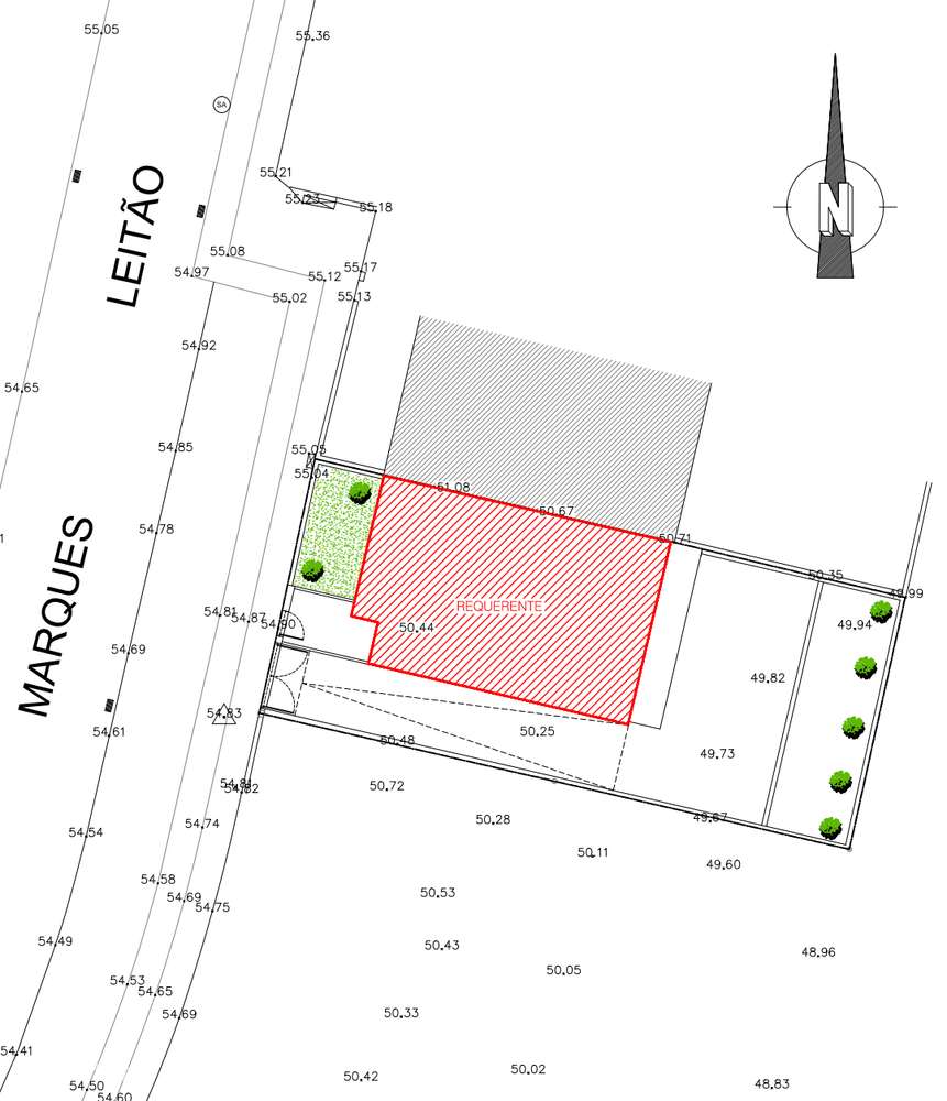 Lote - c/projeto e especialidades prontas, Moradia 3 frentes-5