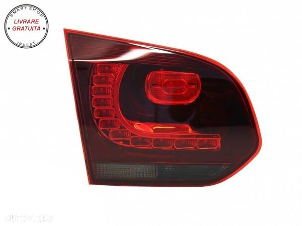 Faruri LED VW Golf 6 VI (2008-2013) Golf 7 3D Design Red Strip GTI LED Dinamic cu - livrare gratuita - 12