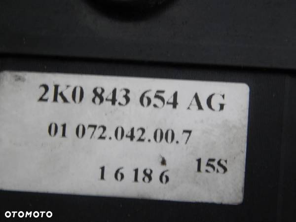 Zamek drzwi prawych suwanych VW CADDY III 04-14 2K0843654 AG Łuków części - 7