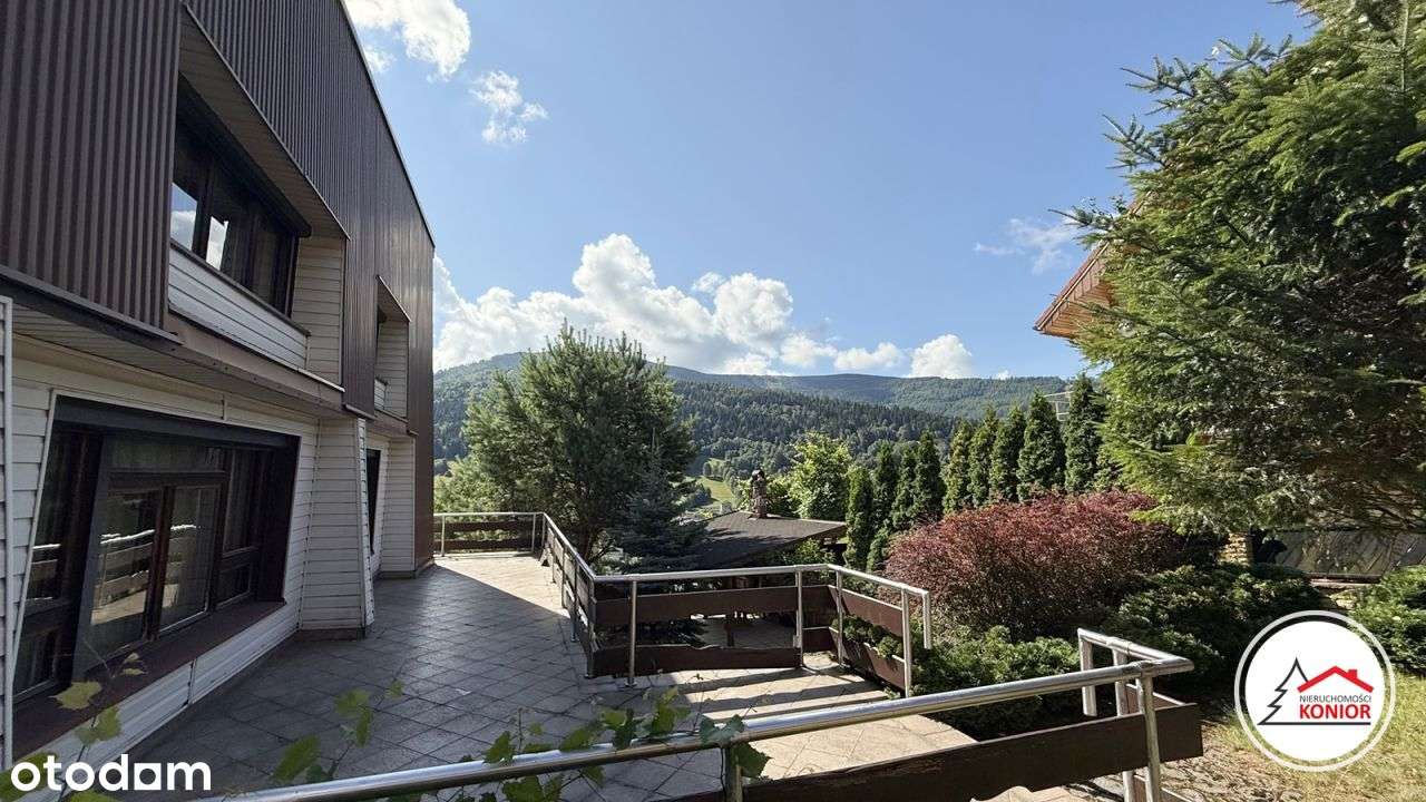 Widokowa nieruchomość z panoramą na Skrzyczne i trasy narciarskie-2