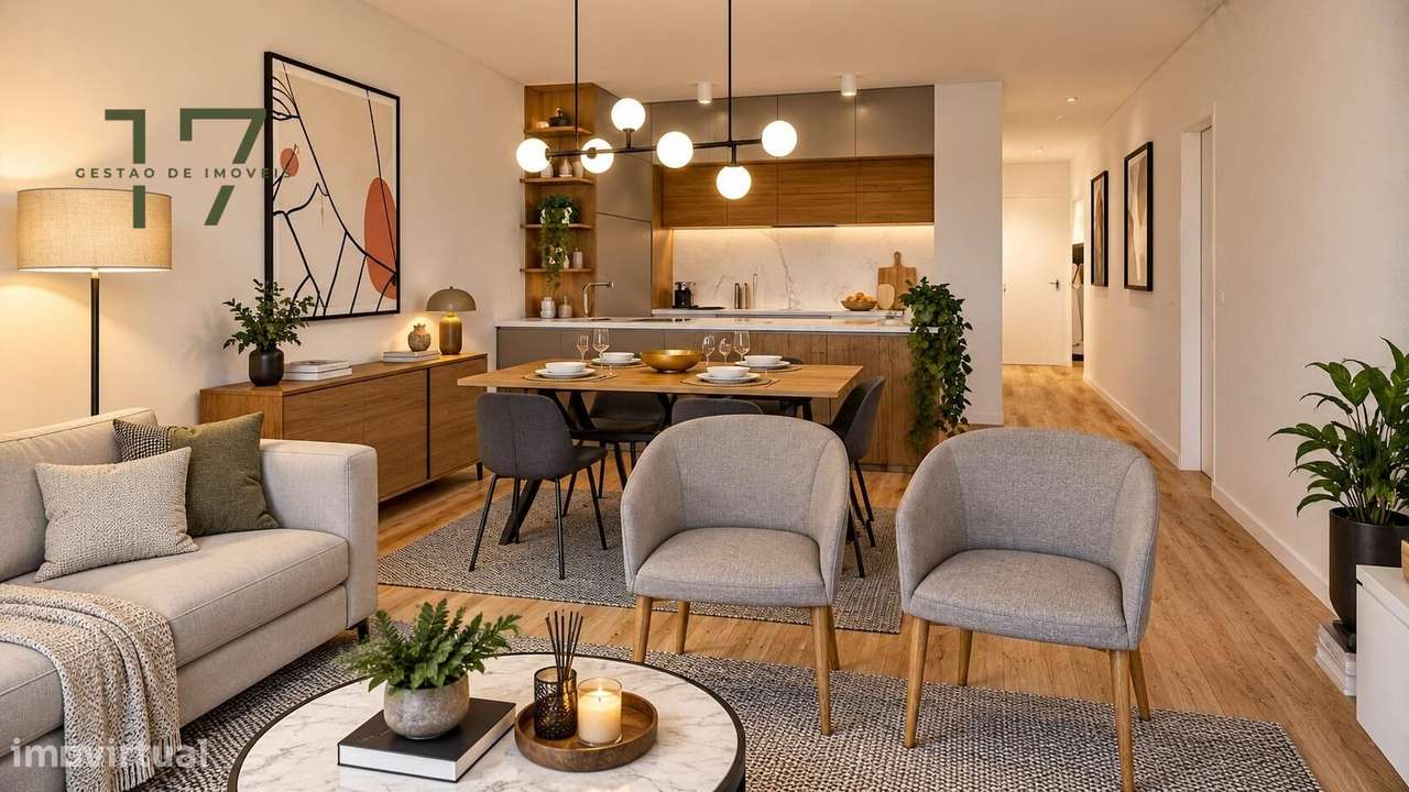 Apartamento T2 Novo com Garagem no Centro de Matosinhos-0