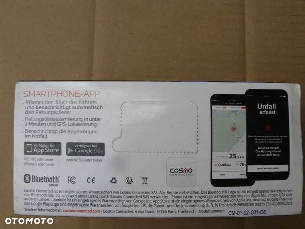 Tylne światło Cosmo Moto z GPS alarm wypadkowy - 6