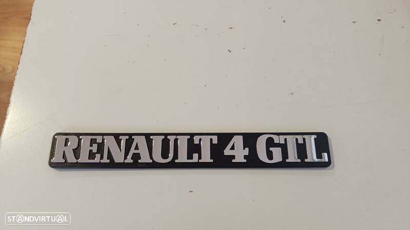 Emblema legenda  símbolo Renault 4L 4 L R4 ( nova) - 2