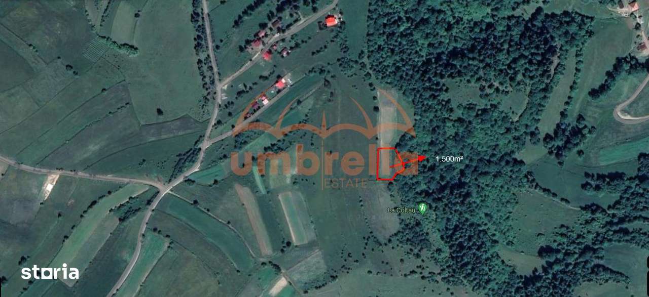 Teren de vanzare Marisel 1.500m² - Imagine principală: 3/3