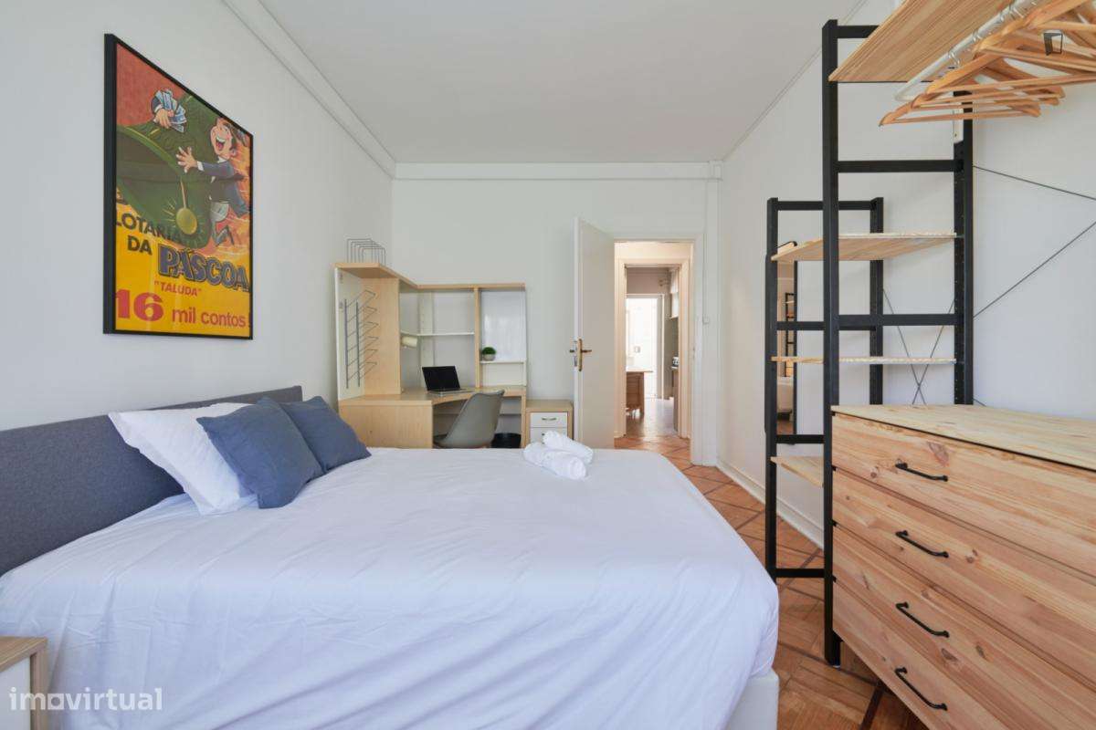 Quarto - localizado em São Sebastião Lisbon - Grande imagem: 5/9