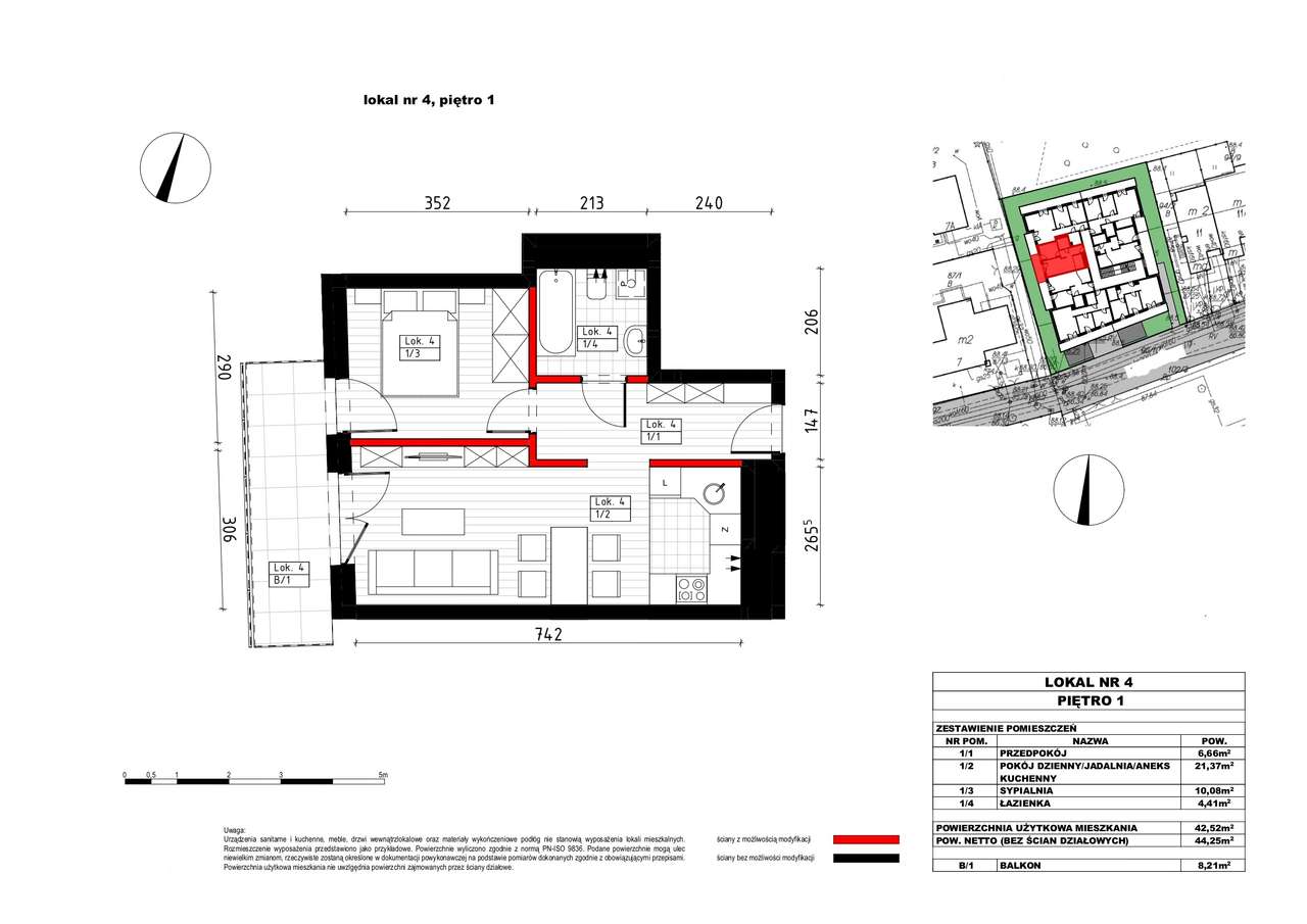 Mieszkanie 61,32m2, 3 pokoje, balkon, garaż !!!-11
