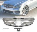 GRELHA FRONTAL DIAMANTE PARA MERCEDES C W204 07-14 - 1