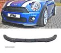 SPOILER LIP FRONTAL MINI R55 R56 R57 JCW PRETO - 1