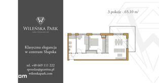 Wileńska Park | G12 | 3 pokoje duży balkon