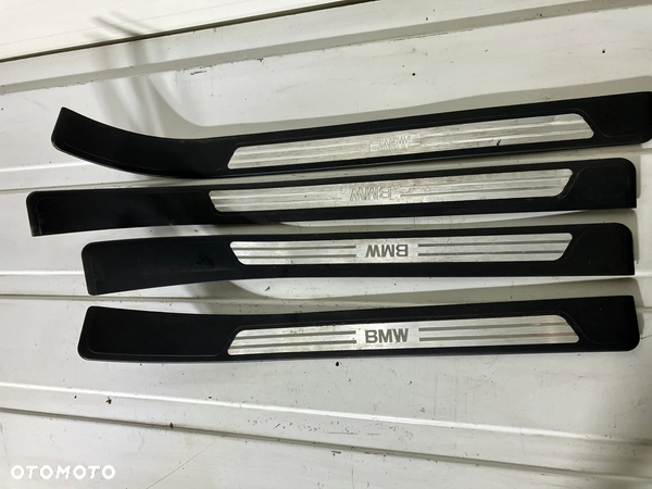 LISTWY PROGOWE BMW E38 750iL V12 LONG CHROM PRZEDLIFT RARYTAS NAKŁADKI - 3