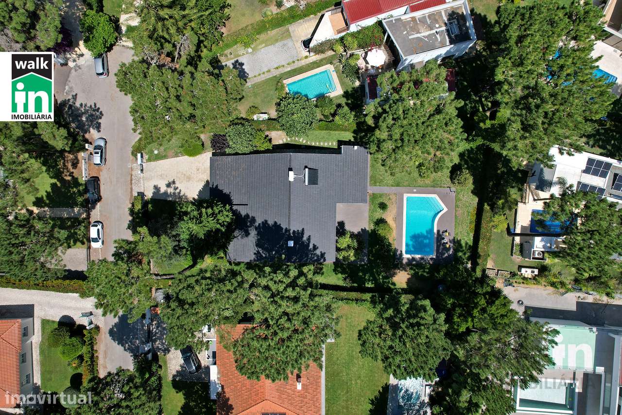 Moradia Térrea de Luxo V4 com Piscina na Herdade da Aroeira-5