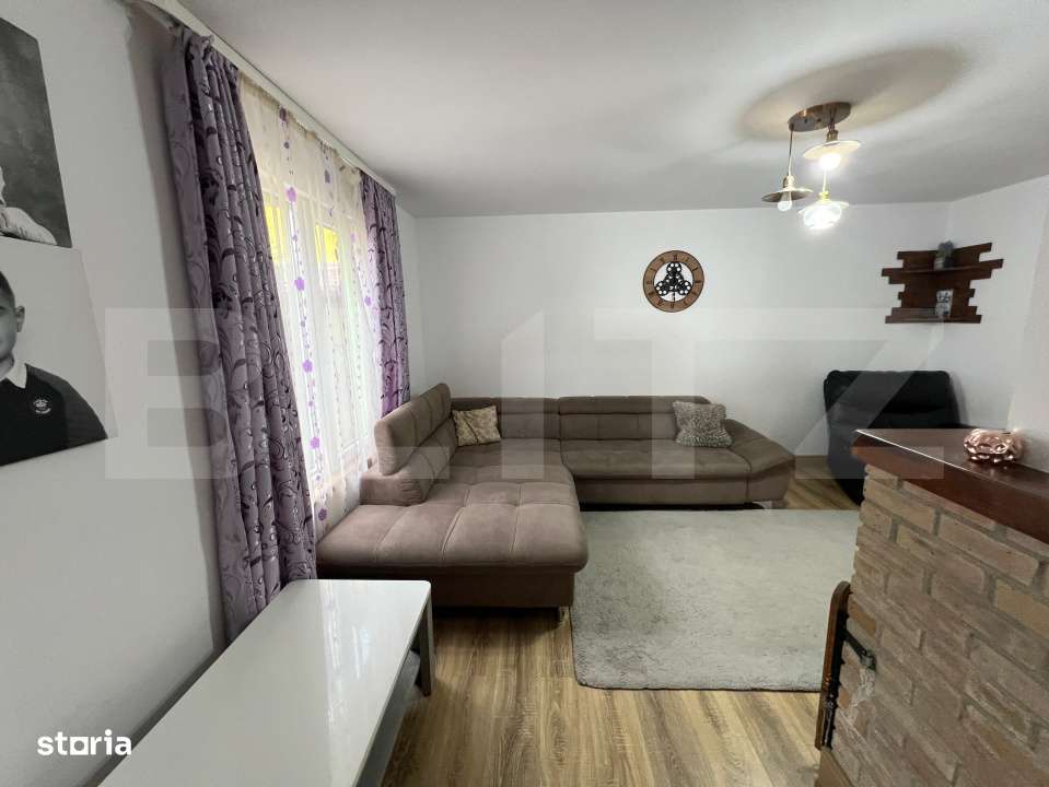 Casa de lemn autentica, 4 camere + incalzire cu semineu si centrala pe - Imagine principală: 4/19