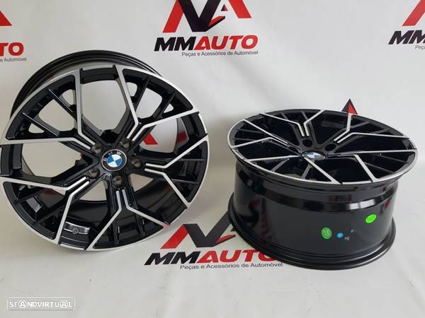 Jantes BMW M8 Preto Polido 19 - 2